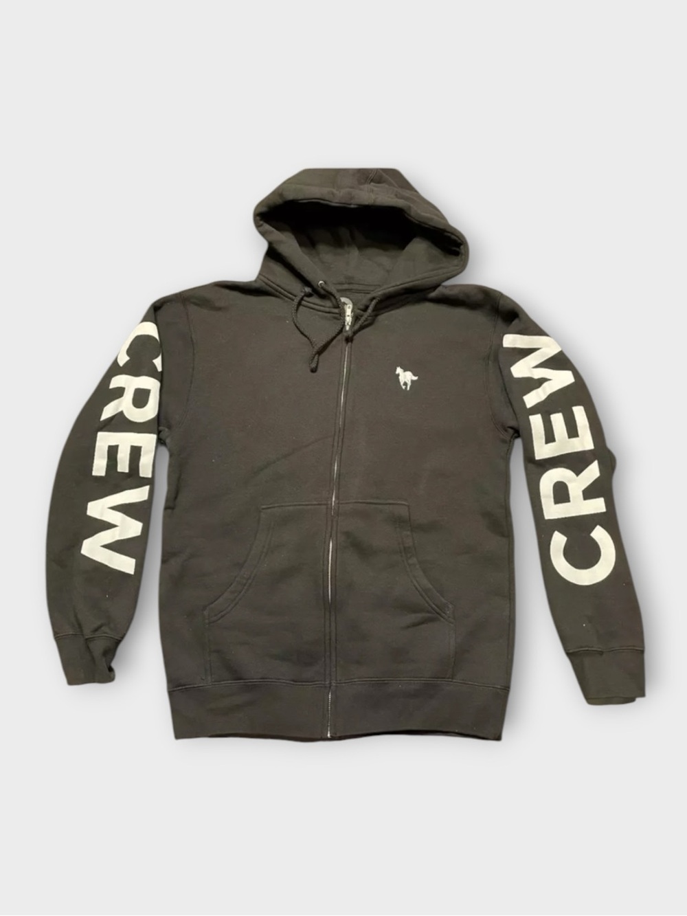 Authentic Deftones “CREW” Zip-Up Hoodie – Size Small – NWOT 🐎